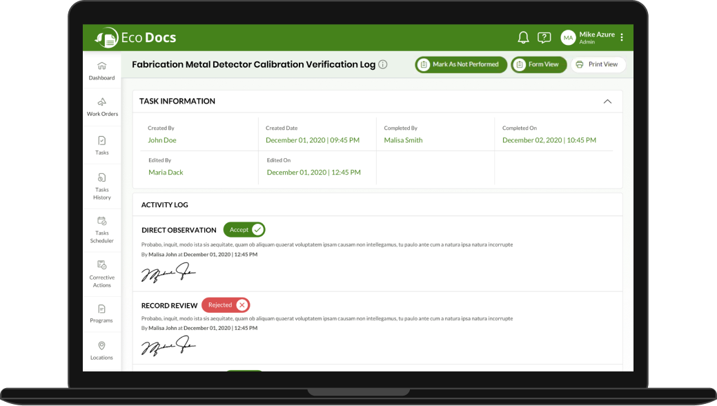 Image showcasing FSIS compliance management software: Digitize & automate compliance.
