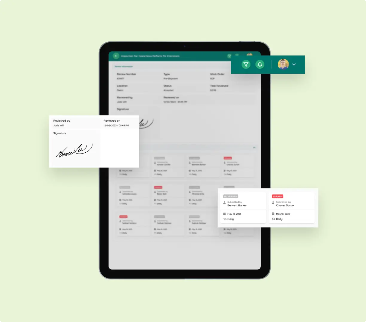 A picture showing how USDA audit compliance standards can be managed.