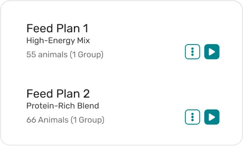 screen of Automated Feed Distribution