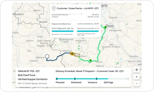 image of Dispatch Validation & Blend Matching