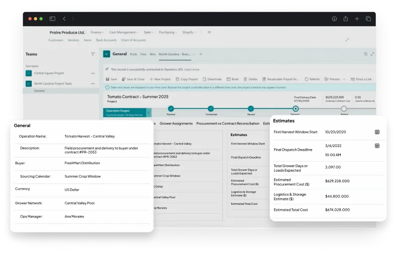 image showcasing activities in operation management