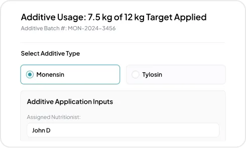 image of Feed Additive Management