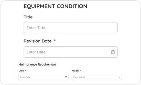 Image of equipment mainteance