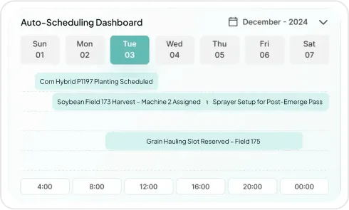 Image of Planting & Harvest Scheduling