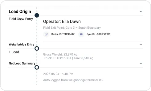 image of Weighbridge & Load Sync