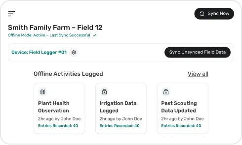image showcasing Offline Mobile Data Capture