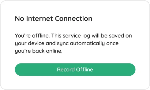 image of offline mode