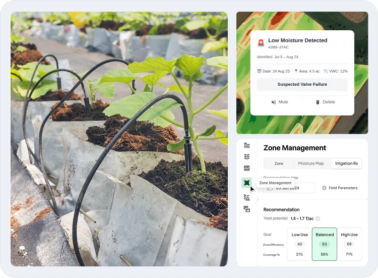 screen showcasing how zone & field mapping works