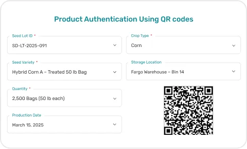 image of QR/Barcode Batch Tracking