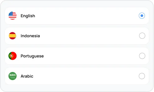 image of multi-lingual support
