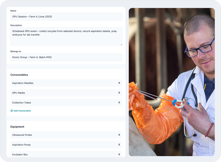 image showcasing OPU event management