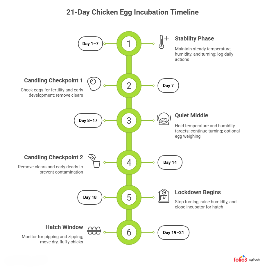 chicken egg incubation