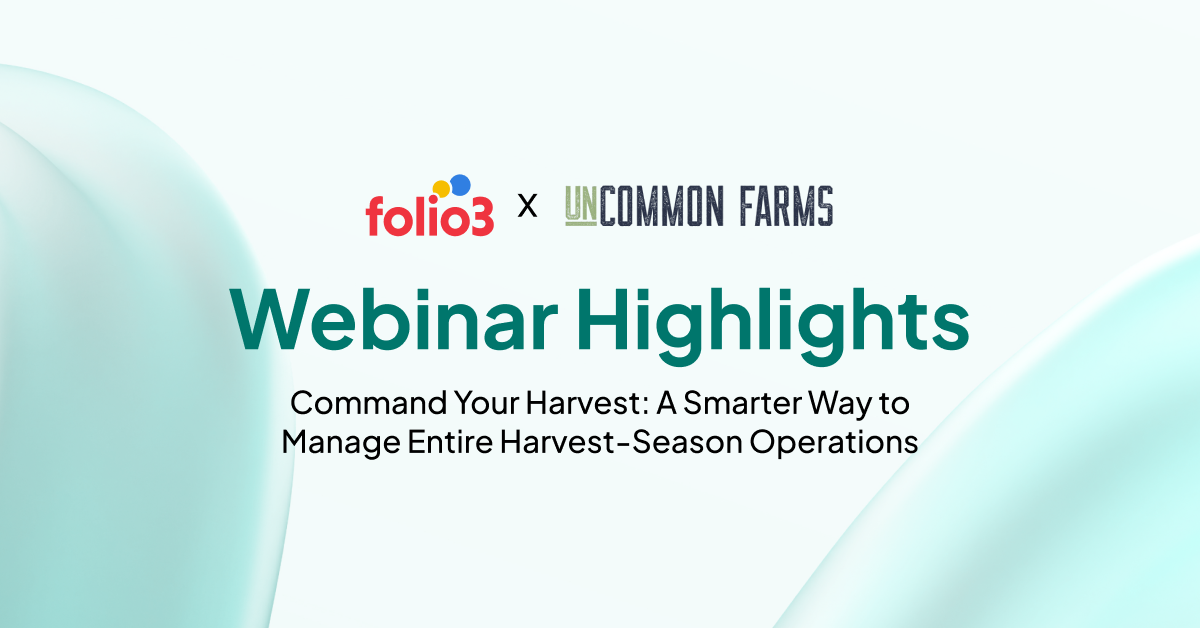 harvest management